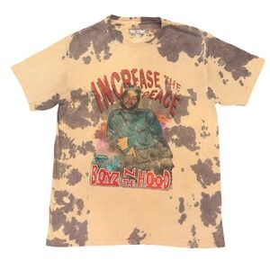 Boyz N The Hood T Shirt Unisex Medium Brown Tie Dye Increase The Peace Ice Cube